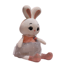 عروسک خرگوشی گلبهی 40 سانتی متر Rabbit Doll -اسباب بازی